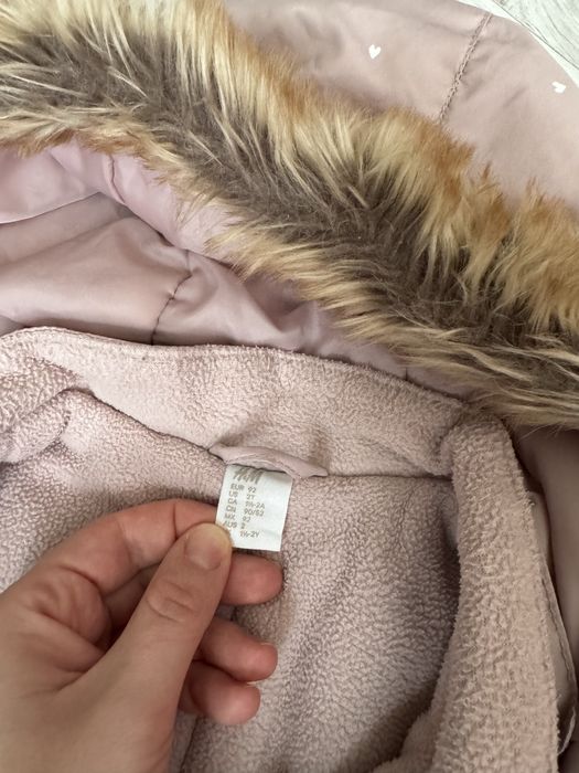 Зимовий дитячий комбінезон від h&m