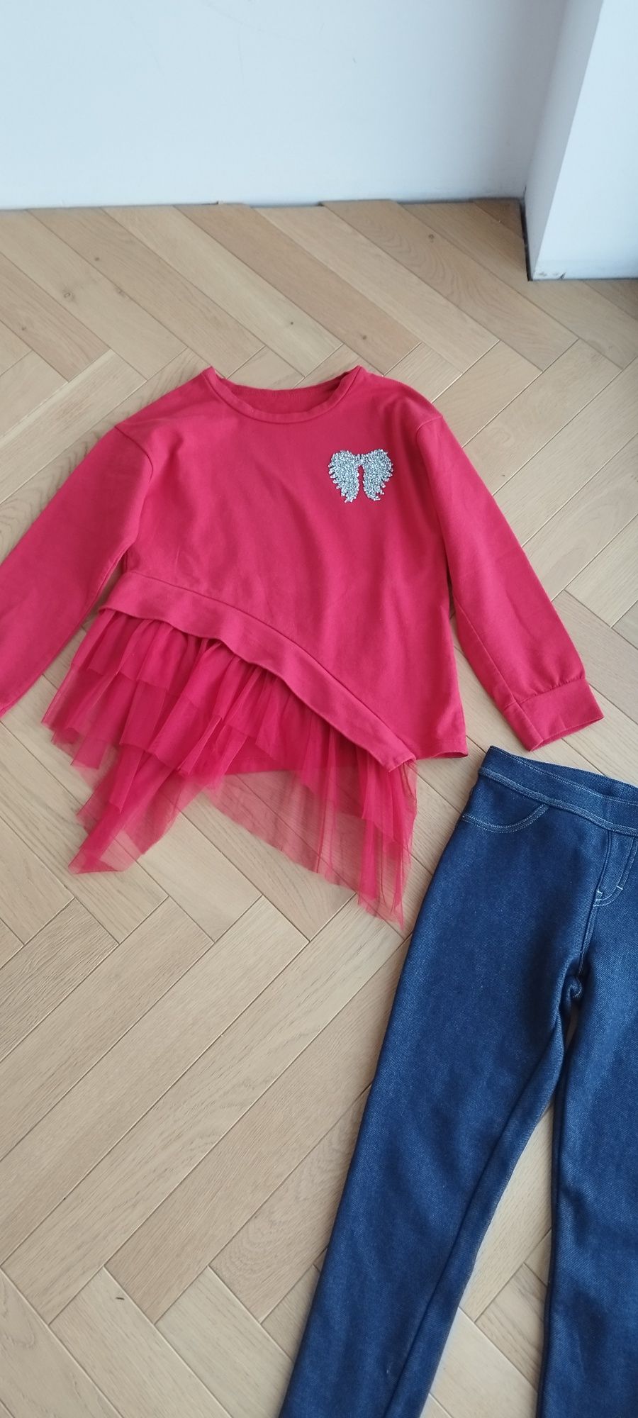 Legginsy tregginsy ocieplane 140 146