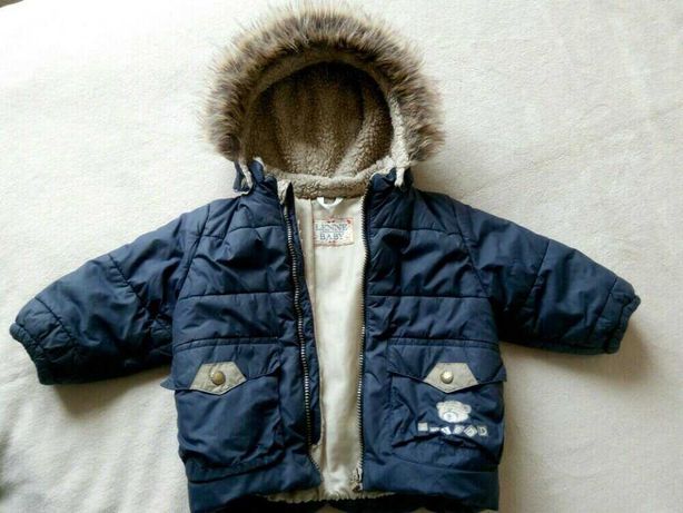 Зимняя куртка, курточка LENNЕ BABY 80 размер 1 год термо