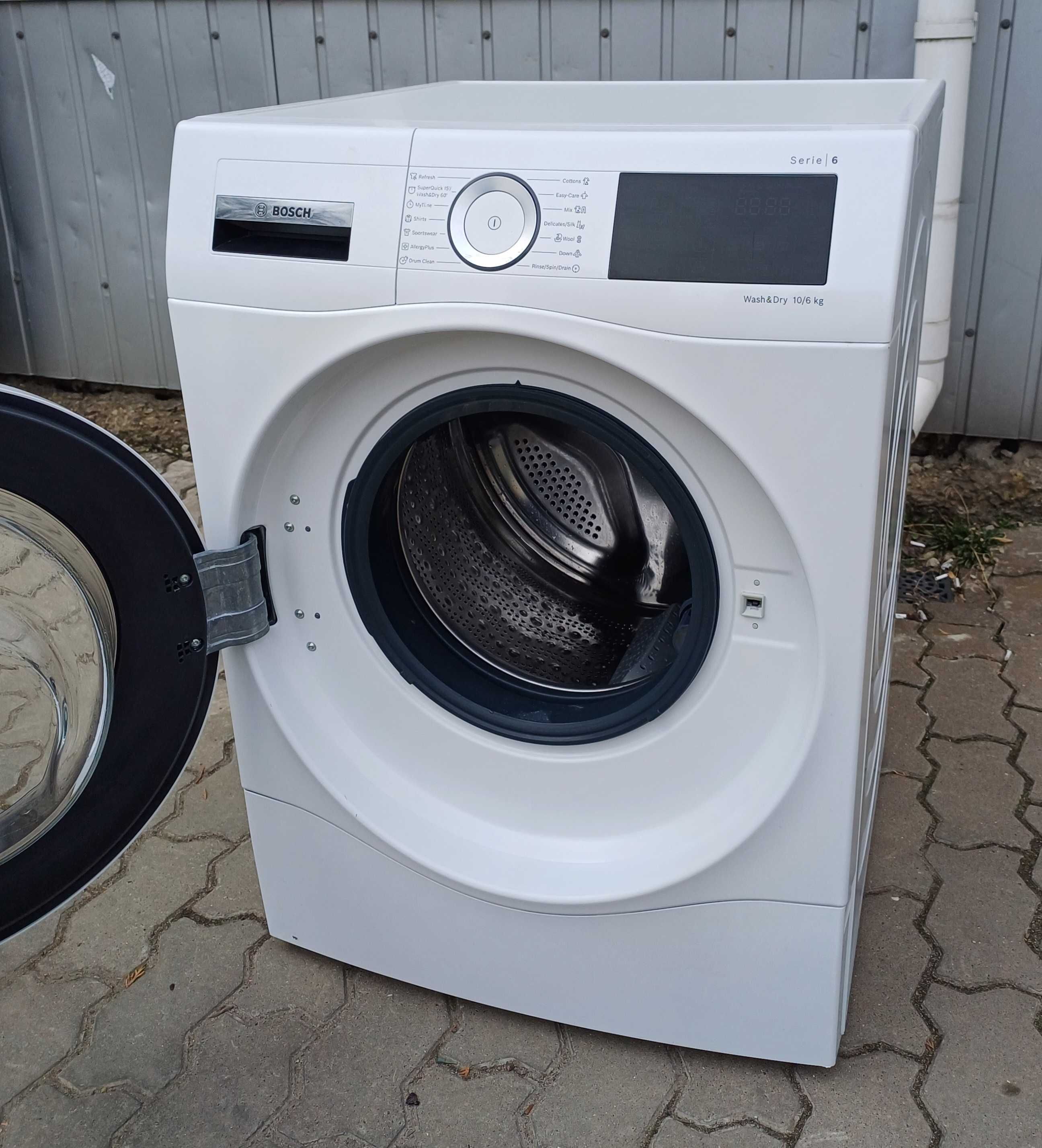 Стирально-сушильная машина с паром 3 в 1 Бош Bosch WDU 28540 10/6кг