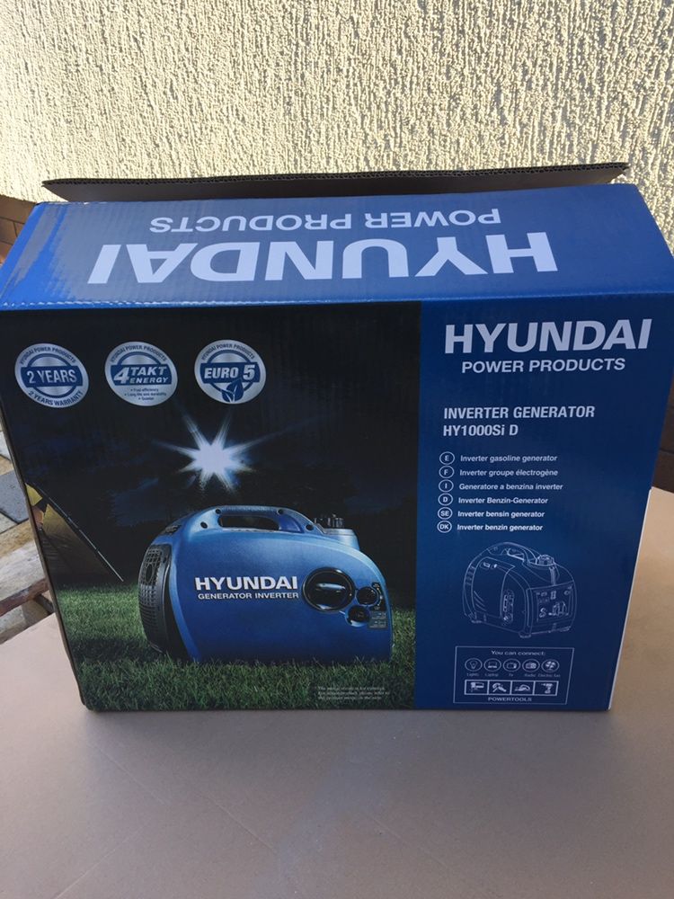 1-кВт Бензогенератор інвенторний Hyundai