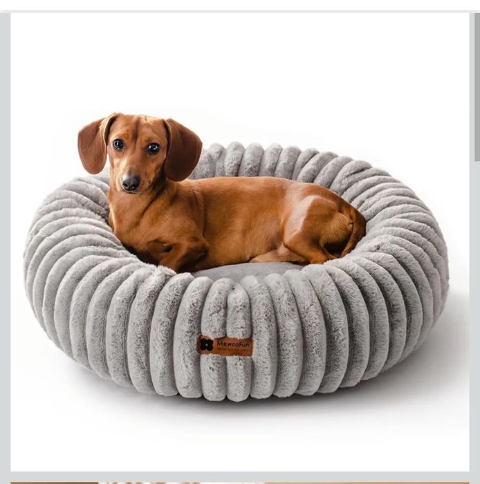 MEWOOFUN Legowisko w kształcie pączka dla małych psów