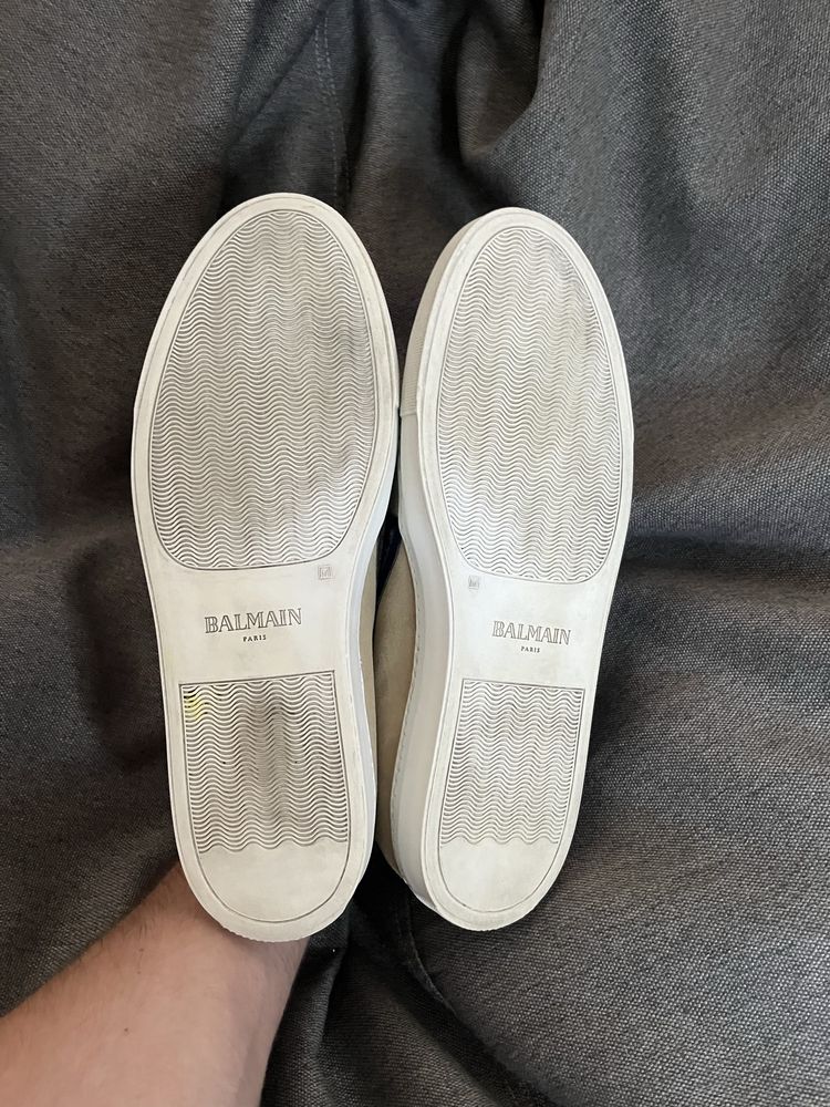 Кросівки BALMAIN PARIS SLIP-ONS 43 27.5 сліпони бальман кеди оригінал