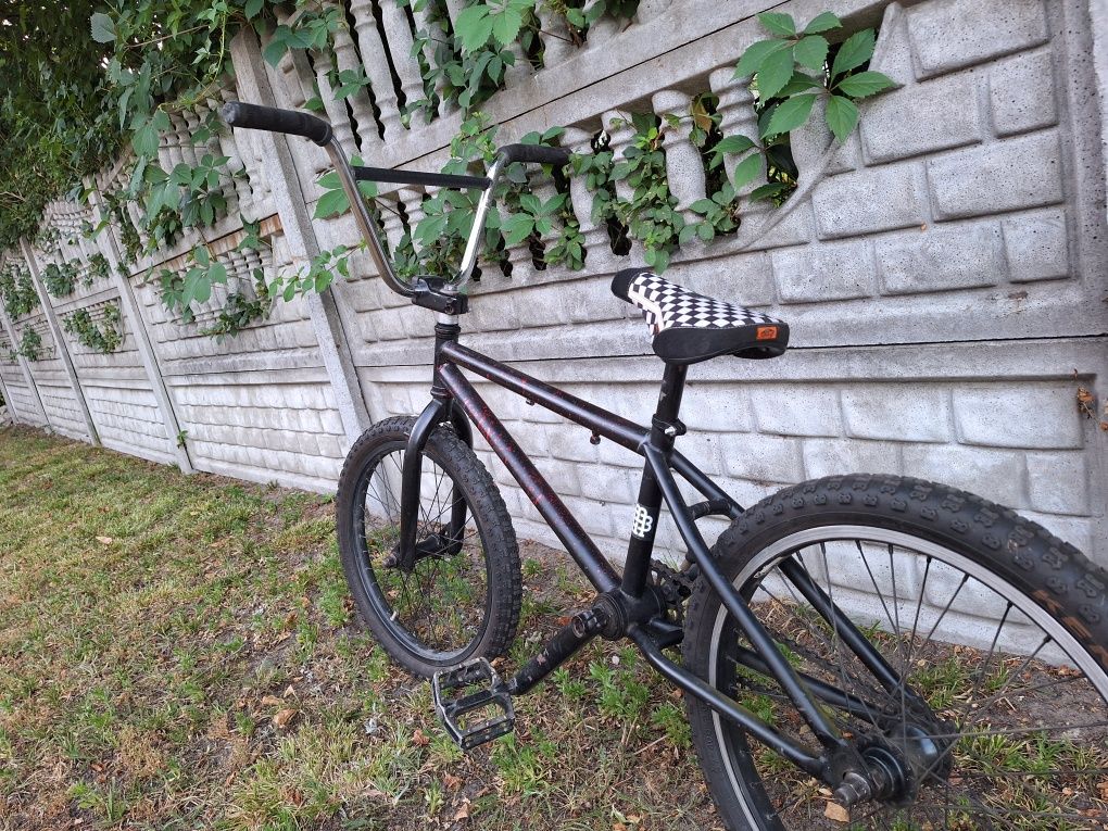 Rower bmx własnoręcznie malowany