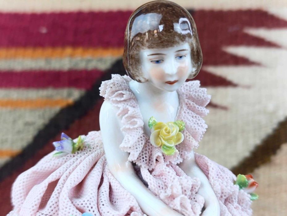 Figurka baletnicy Stara Role Altrohau MZ Austria/Czechy Art deco syg