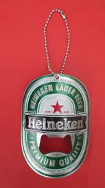 Heineken Lager zakrzywiony gruby otwieracz - ze stali nierdzewnej nowy