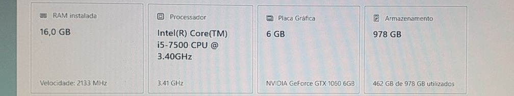 Troco computador gaming por trotinete elétrica