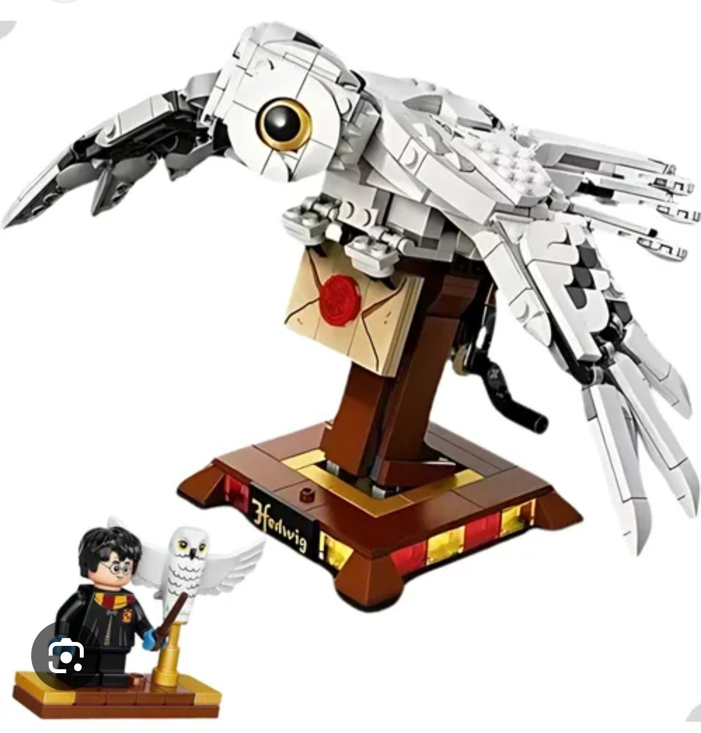 Harry Potter zestaw Klocki lego Zgredek Harry, Hermiona,Ron, Hedwiga