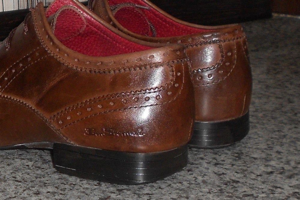 Туфли броги натуральная кожа. размер 43