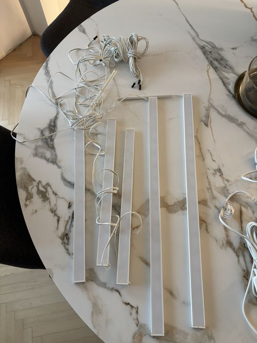 Listwa LED Mittled 3x40cm i 2x60cm, zasilacze Tradfri i pilot