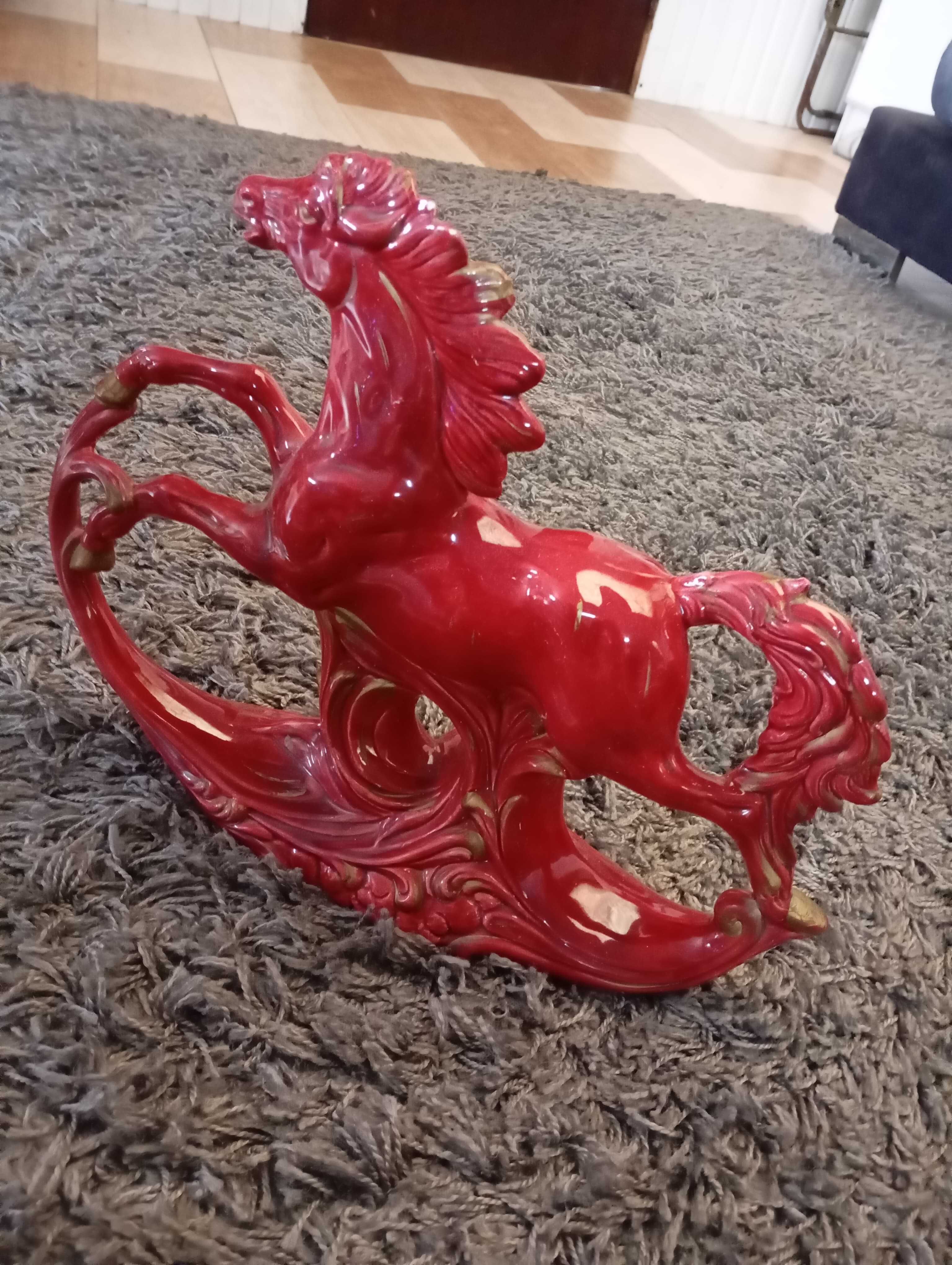 Cavalo e Cão em Cerâmica