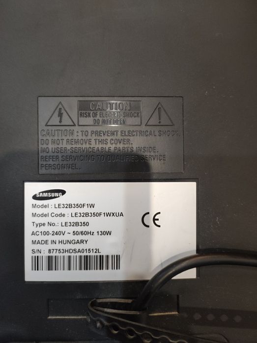 Продам телевізор Samsung, 32 діагональ, НЕ смарт