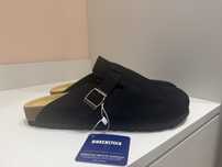 Birkenstock Boston • чорні сабо • розмір 41|мужские замшевые черные
