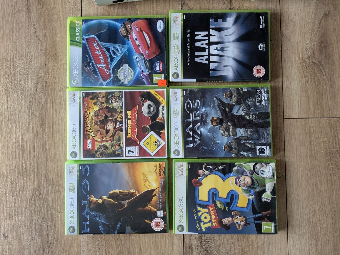 Xbox 360 + pad + gry