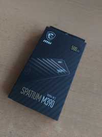 NOWY Dysk SSD MSI spatium M390 NVMe M.2 500GB pamięć, OKAZJA