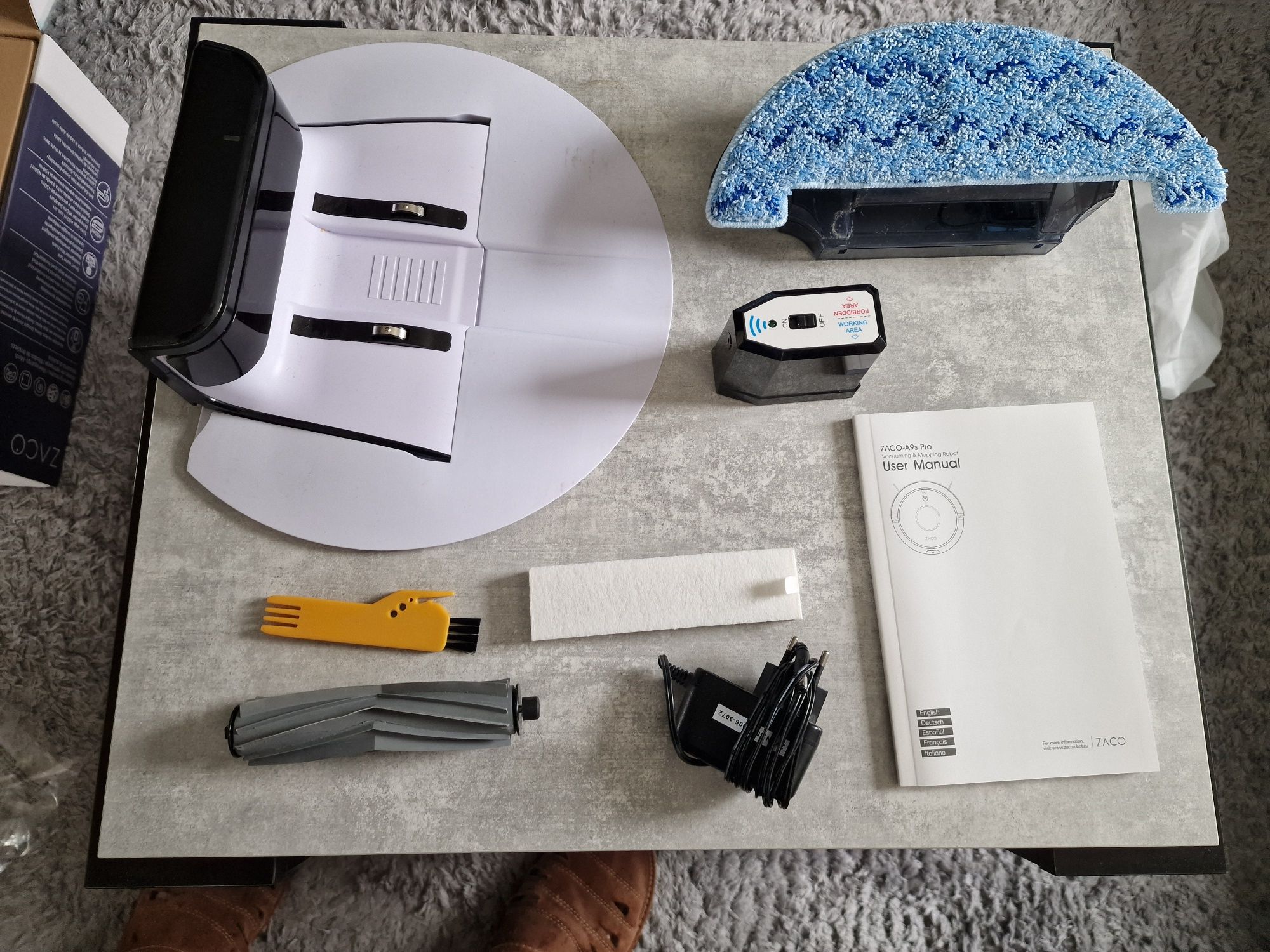 Robot sprzątający Zaco A9s pro odkurzacz mop wibracyjny