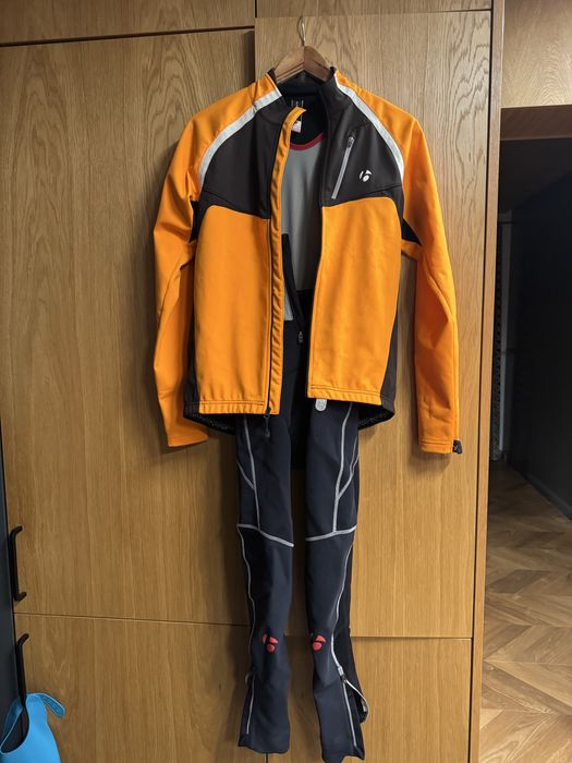 Strój kolarski męski zimowy Bontrager spodnie XS kurtka S