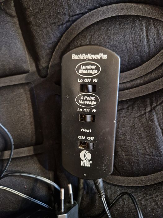 Mata masująco-wibracyjna z funkcją grzania