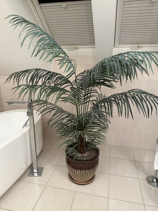 Kwiat w donicy sztuczny palma