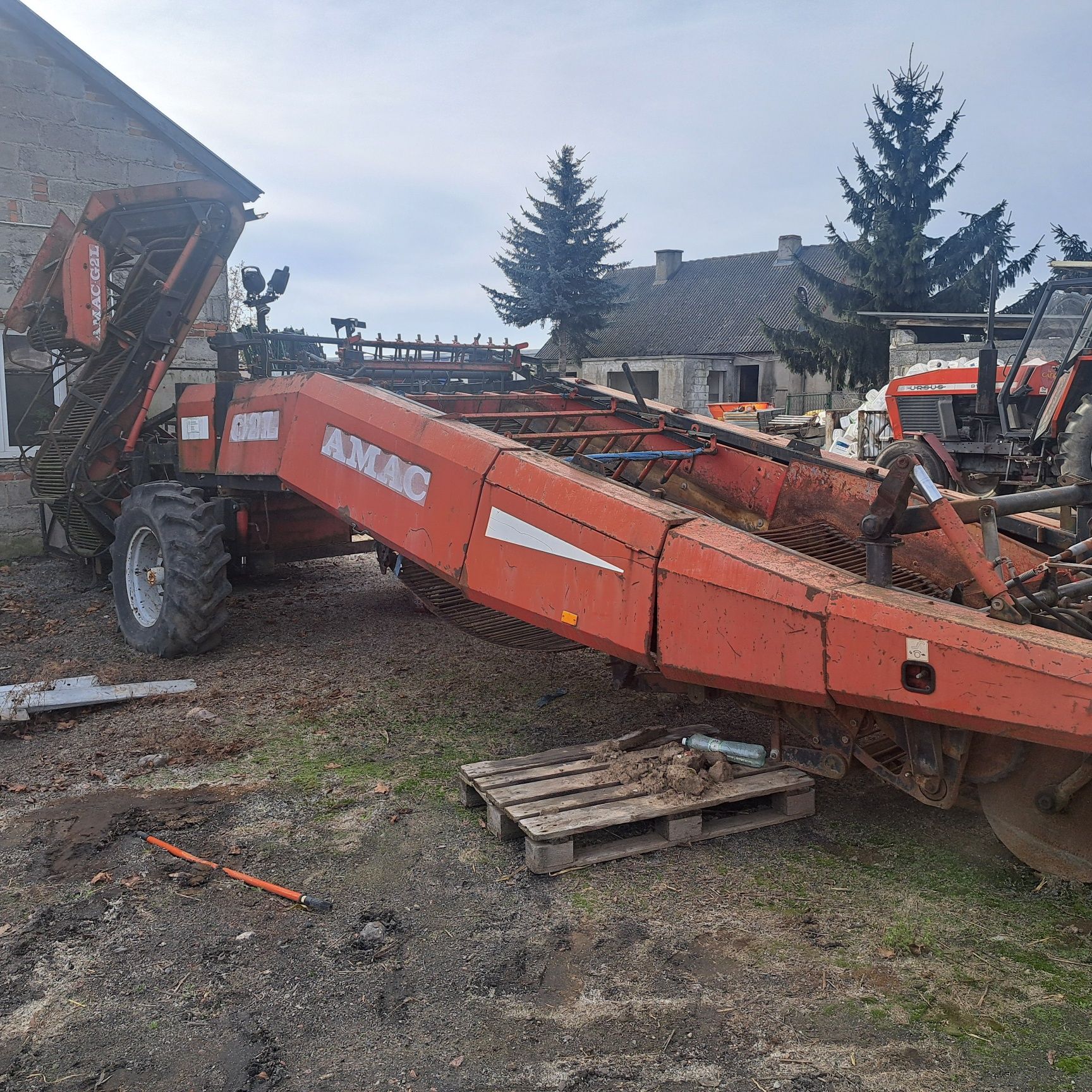 Kombajn amac G2L do ziemniaków i warzyw