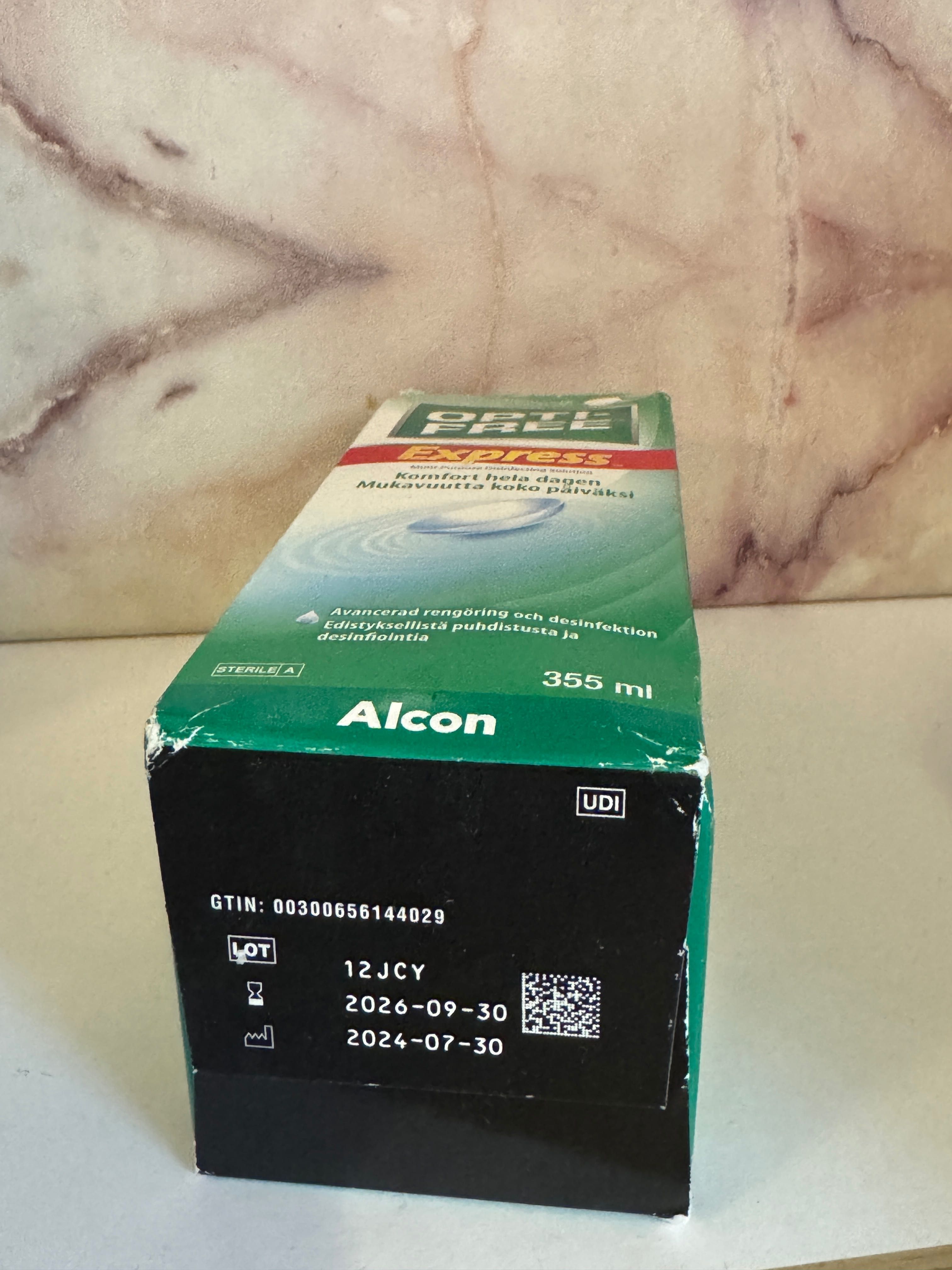 Płyn do soczewek Opti free Express Alcon 355 ml