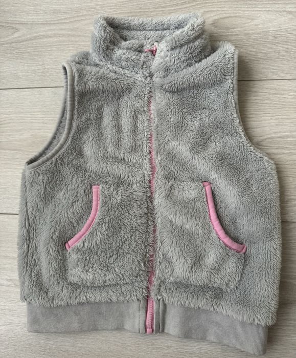 Меховая жилетка H&M, 3-4года