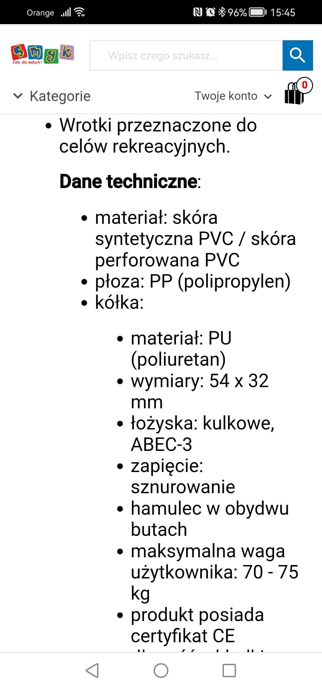 Wrotki Nijdam 37 rozmiar w stylu retro, raz ubrane.