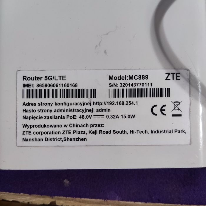 Modem ZTE mc889 5g