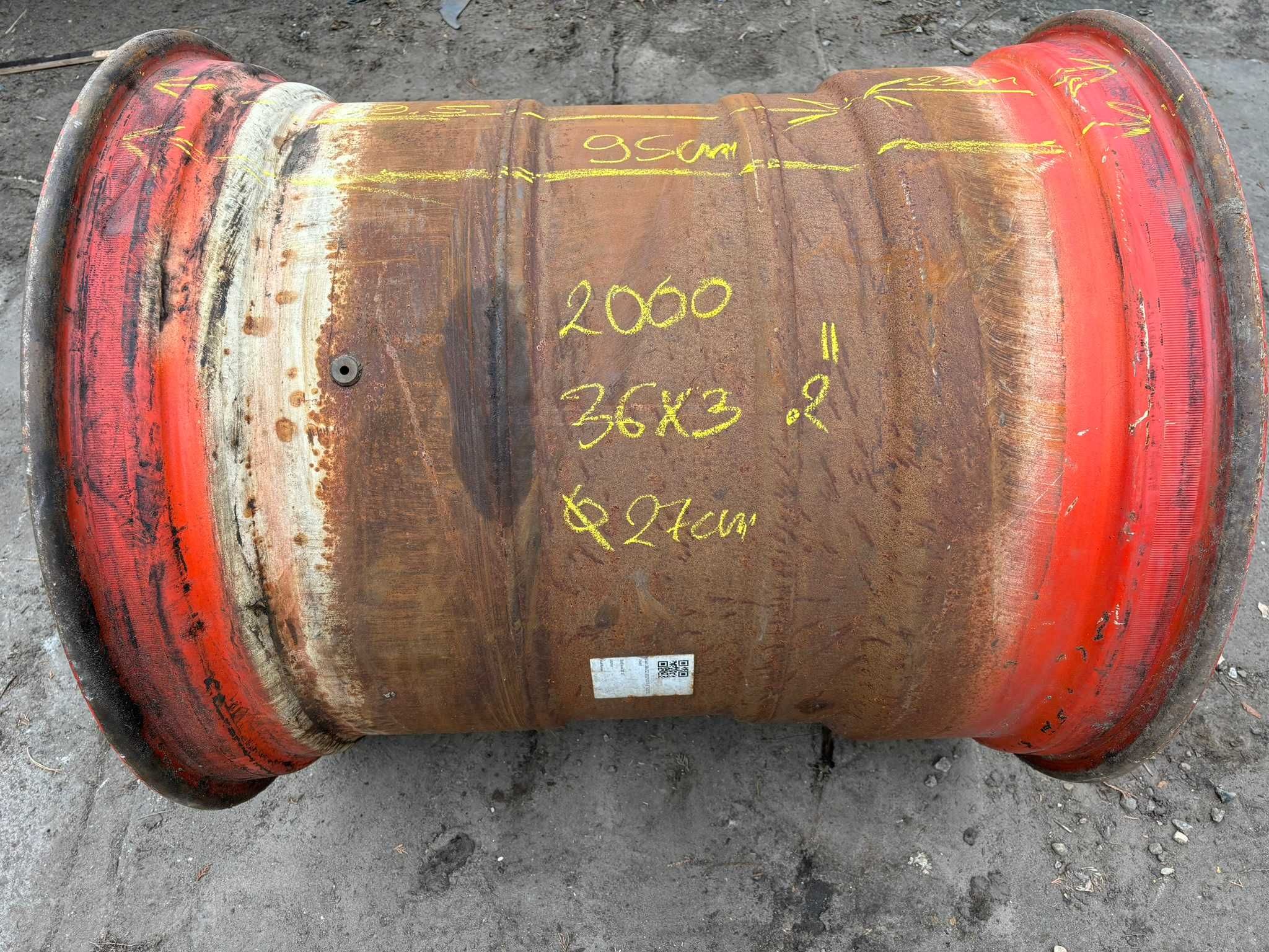 Felga Rolnicza Traktor Przemysłowa Przyczepa Kombajn 32" 36x32" 8 ŚRUB