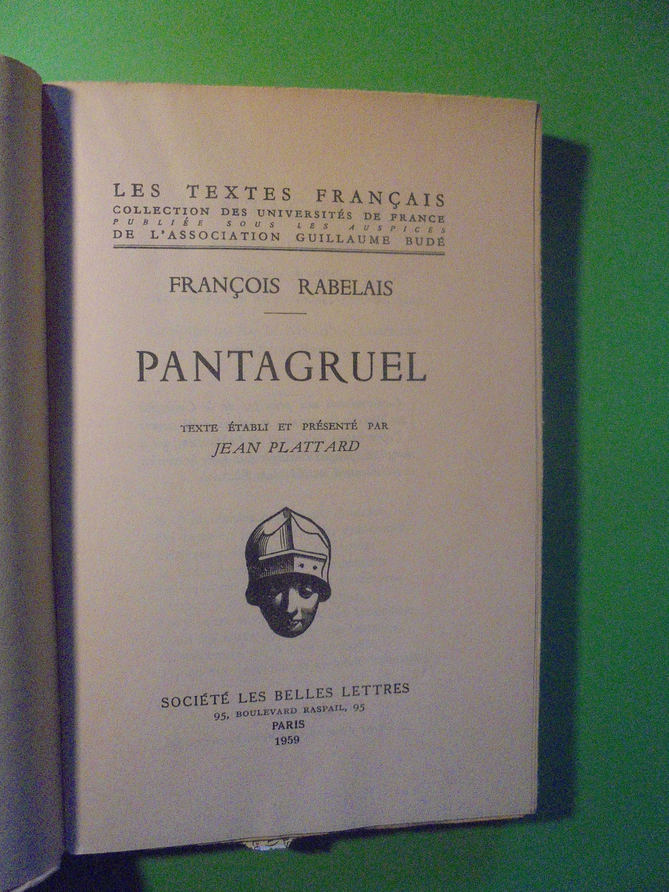 Rabelais;Pantagruel