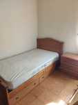 Cama Solteiro + Mesa de Cabeceira
