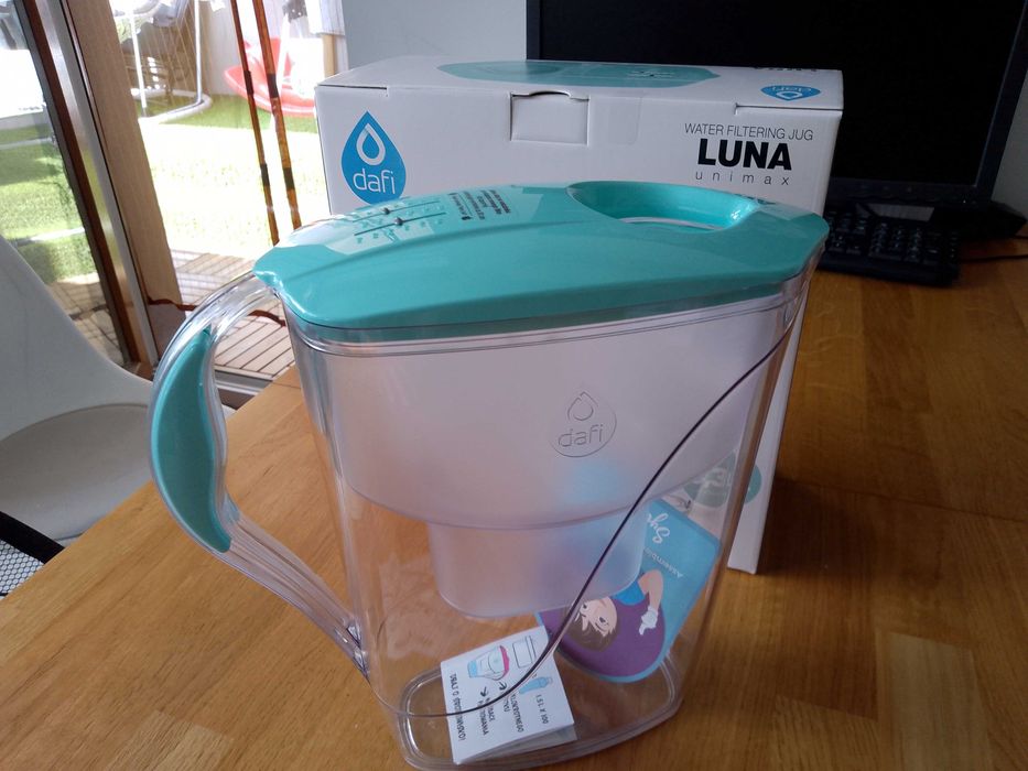 Dzbanek filtrujący Dafi Luna Unimax plus filtr w zestawie nowy niska c