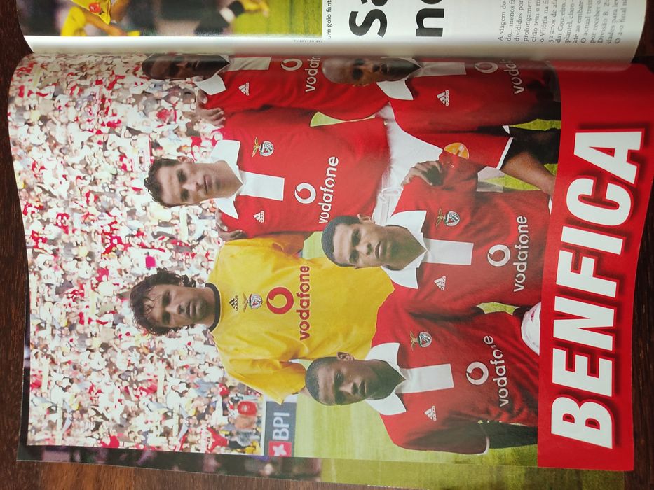 Programa do Benfica Vitória Setúbal final taça Portugal 2005