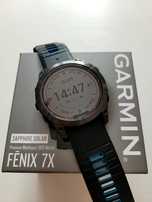 Garmin Fenix 7X Sapphire Solar z powłoką DLC.