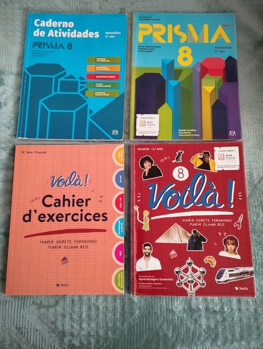 Livros e fichas de atividades 7 e 8 Ano