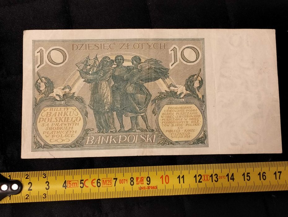 10 złotych z 1929 banknot, seria FD