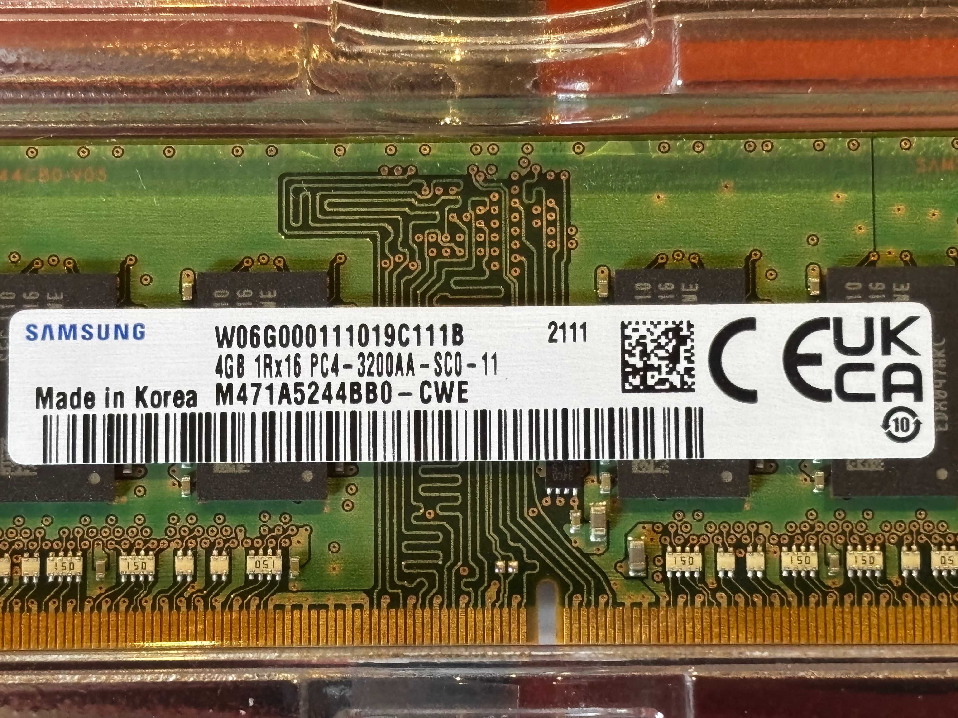 Memória RAM DDR 4 3200 Samsung para portátil