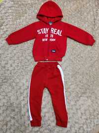 Стильный красный костюм детский для мальчика