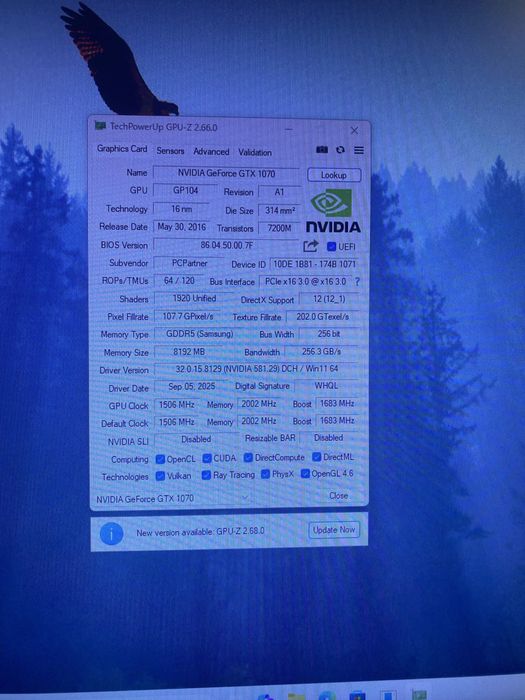Komputer do gier GTX 1070 8GB DDR5 i7-7700K 4TB 16GB DDR4