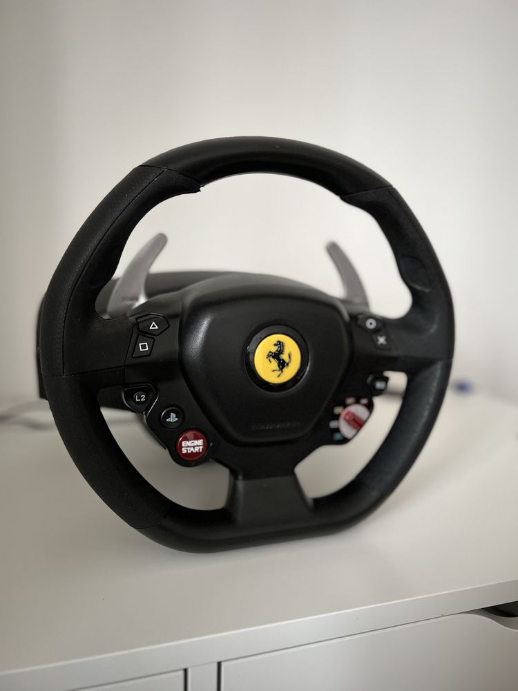 Игровой руль с педалями ThrustMaster T80 Ferarri 488 GTB Edition