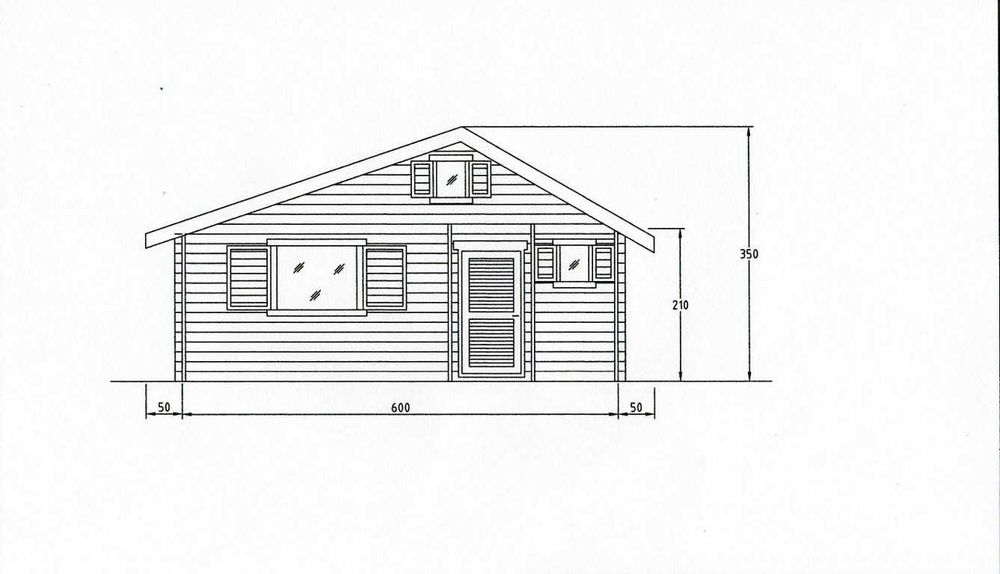 Domek letniskowy 24 m2,  powystawowy