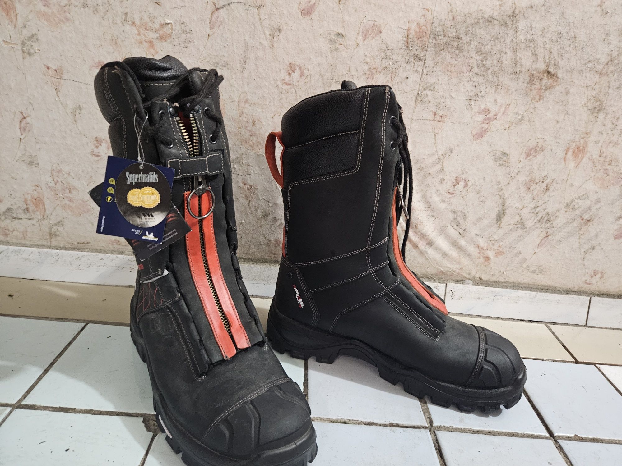 Пожежні боти ( взуття ) Black Fighter виробник VM FOOOT WEAR