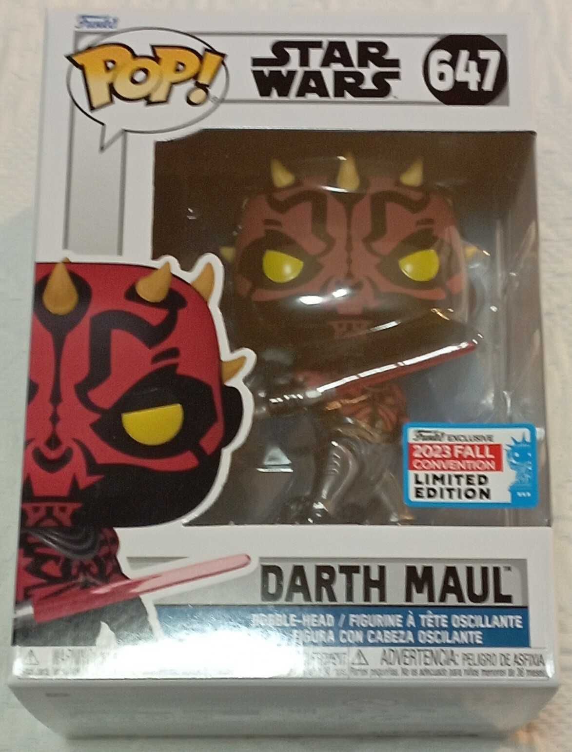 funko pop star wars 647 darth maul 2023 fall convention