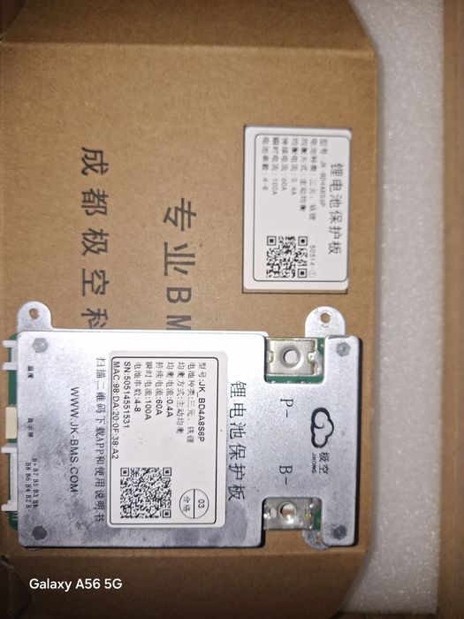 Ячейки lifepo4 calb 88ah  и jkong bms