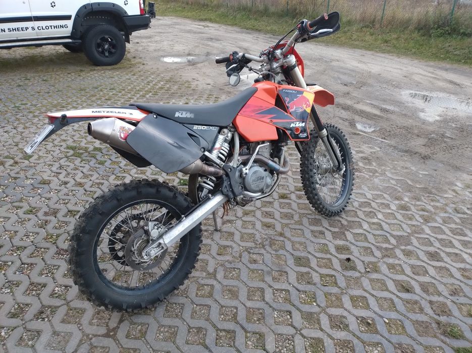 KTM 250 exc zarejestrowany
