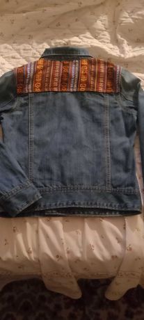 Джинсовка, джинсовая курточка на девочку подростка размер 38-42