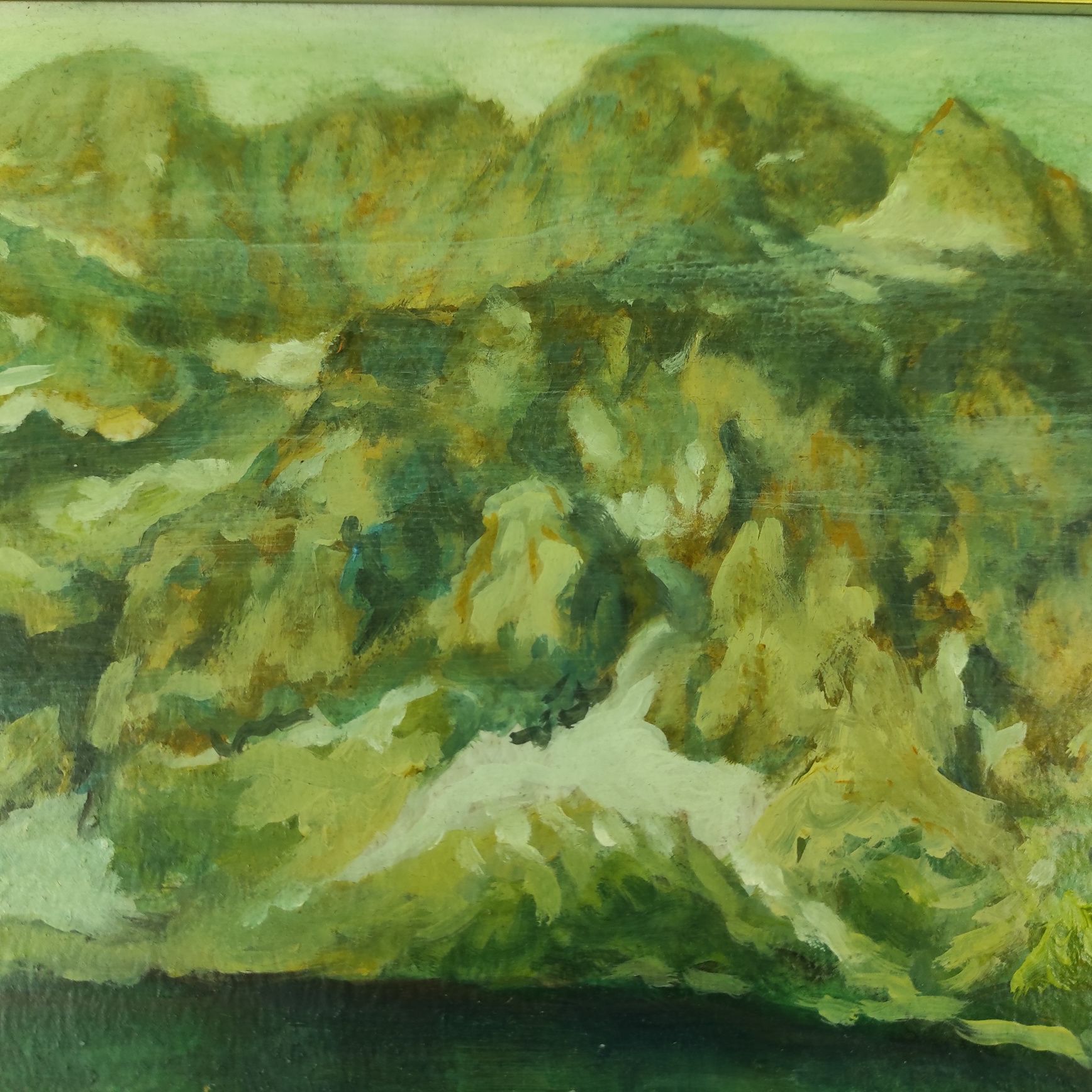 Obraz olejny Edward Czech Tatry