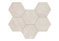 Sfumato Hex Tubądzin mozaika plaster miodu