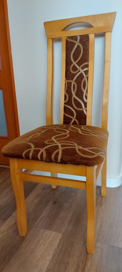Stół olcha 210x90 i 6 krzeseł