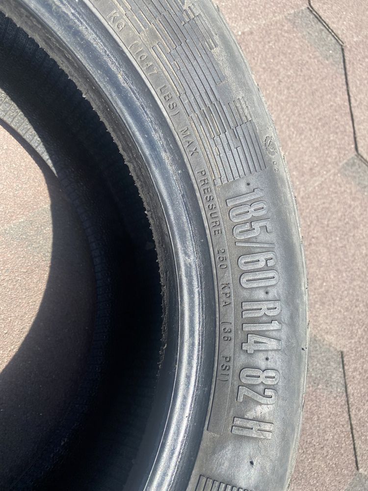 Комплект літніх шин 185/60 r 14 Contyre